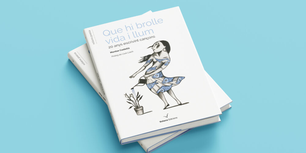 Imatge on es veu la portada del llibre "Que hi brolle vida i llum", de Montse Castellà