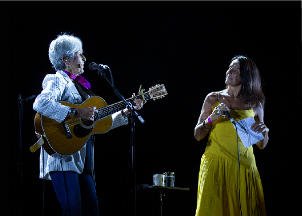 Actuació amb Joan Baez
