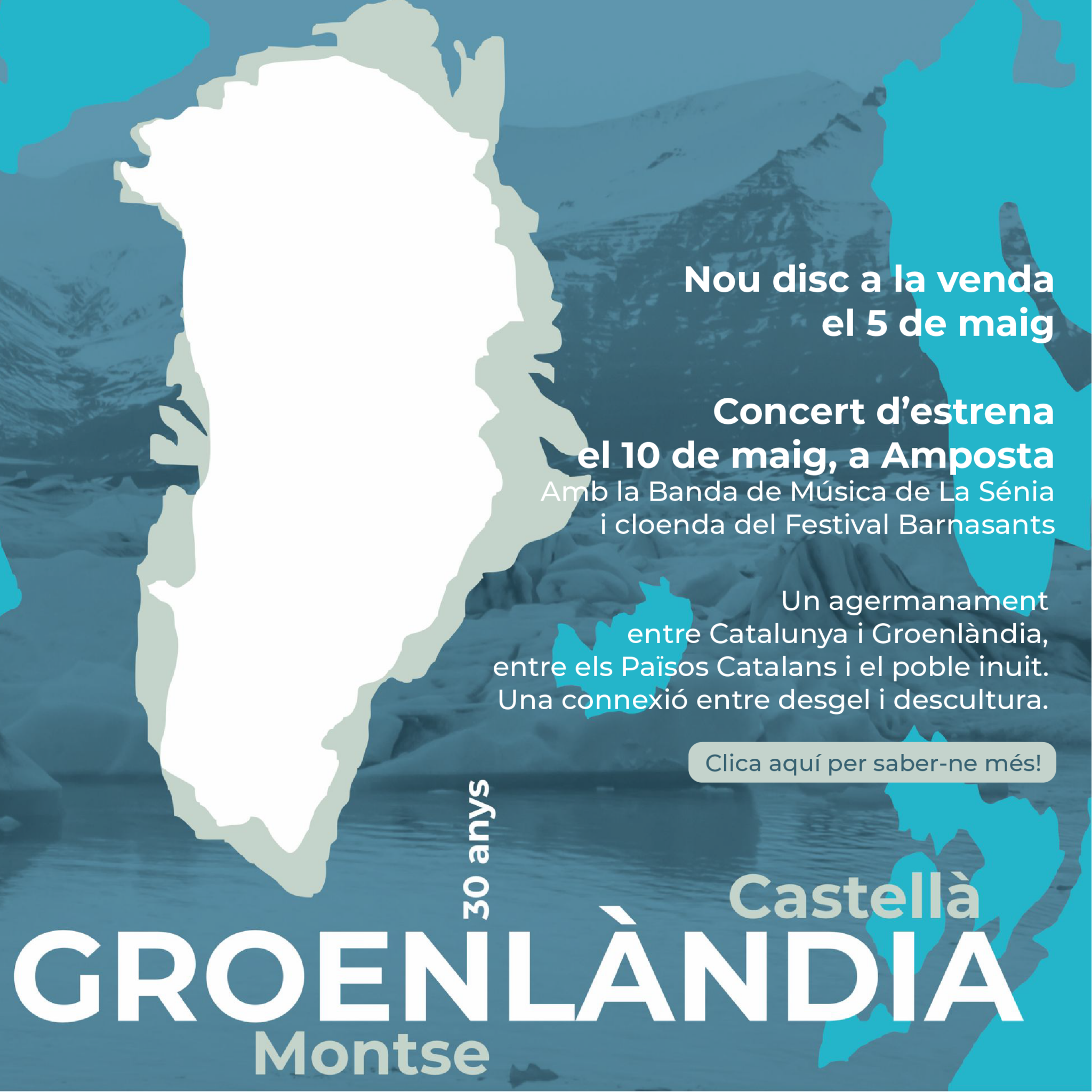 'Groenlàndia', 30 anys als escenaris. Fes clic per saber més sobre el disc!